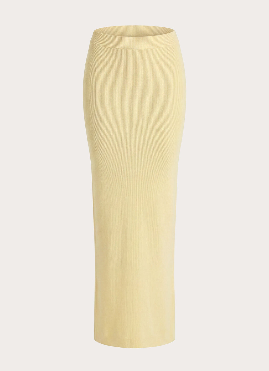 Amarah Knit Maxi Skirt - Yellow