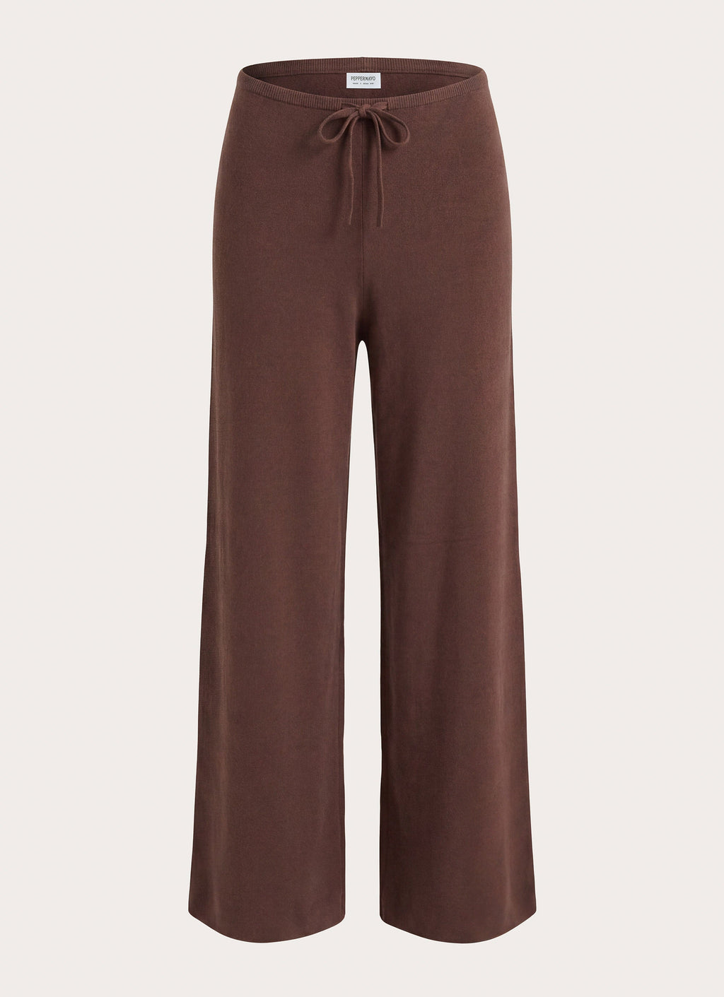 Aviara Knit Low Rise Pant - Chocolate