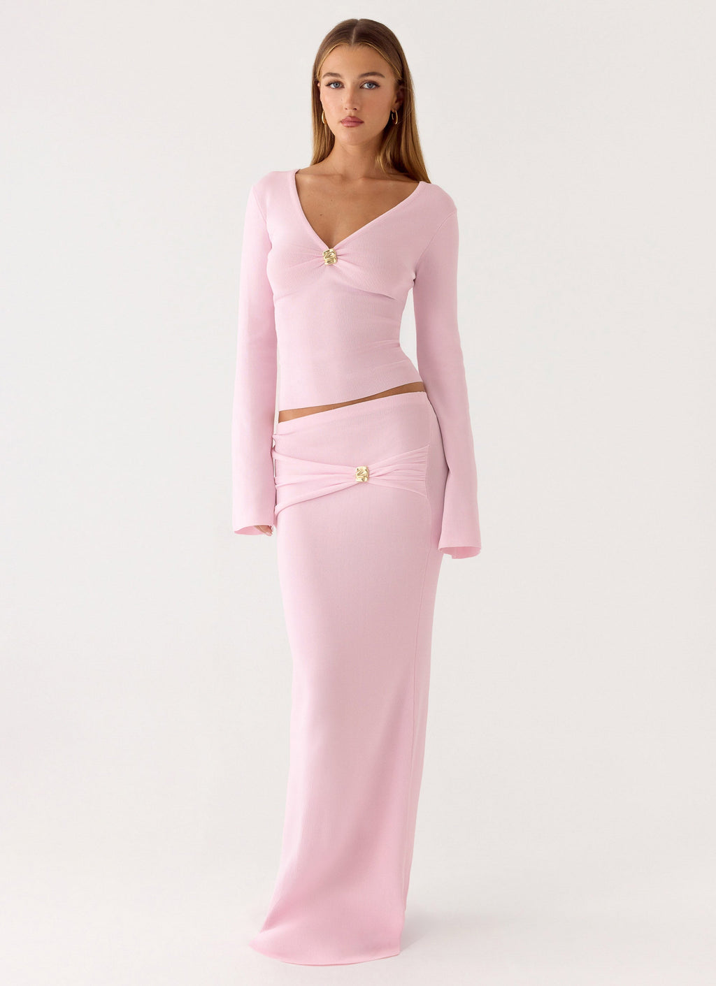 Colipso Maxi Skirt - Pink