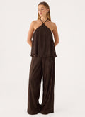Darlow Low Rise Pants - Chocolate