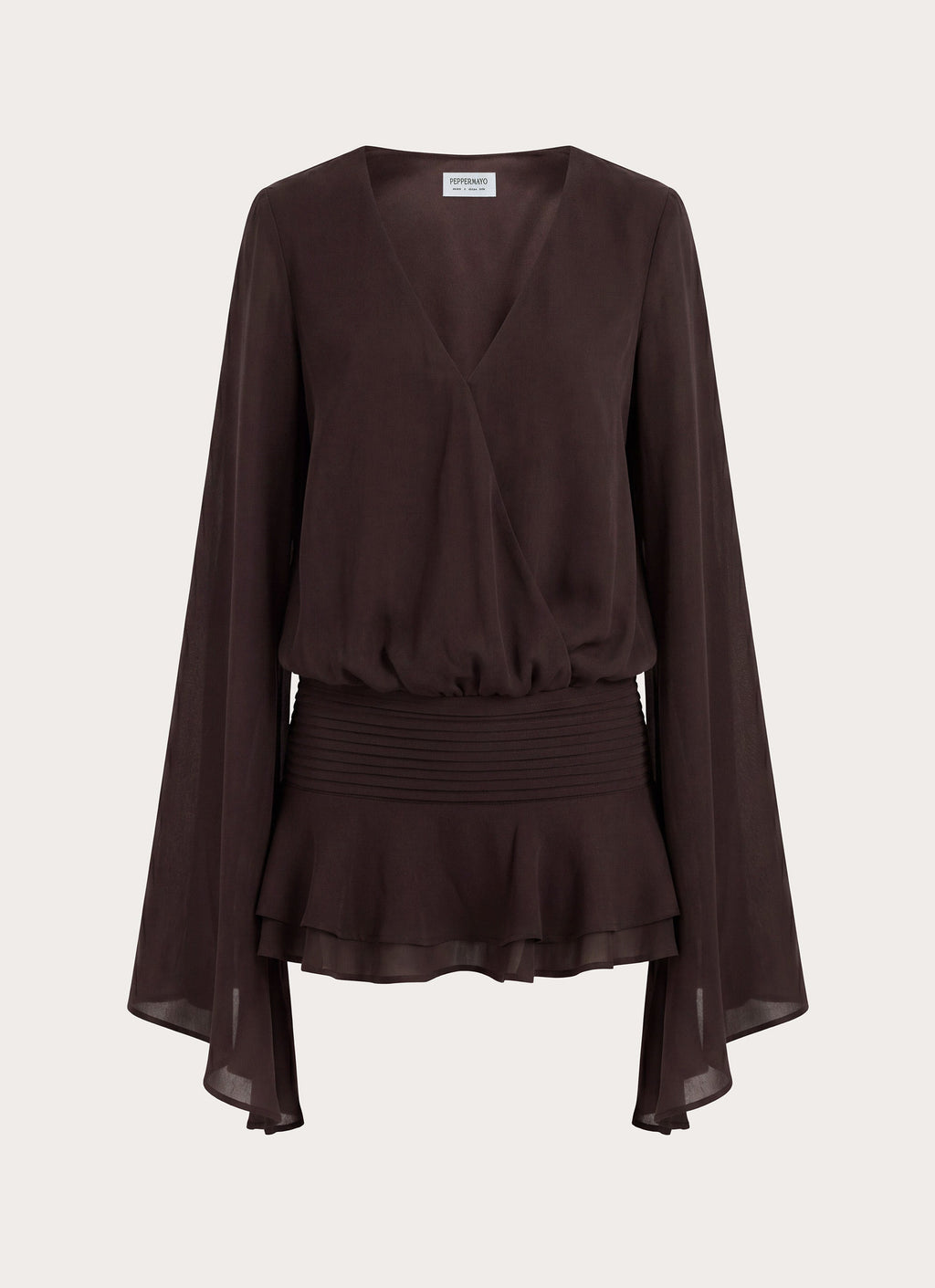Elisana Mini Dress - Chocolate