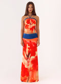Fraser Maxi Skirt - Sunburnt Petal