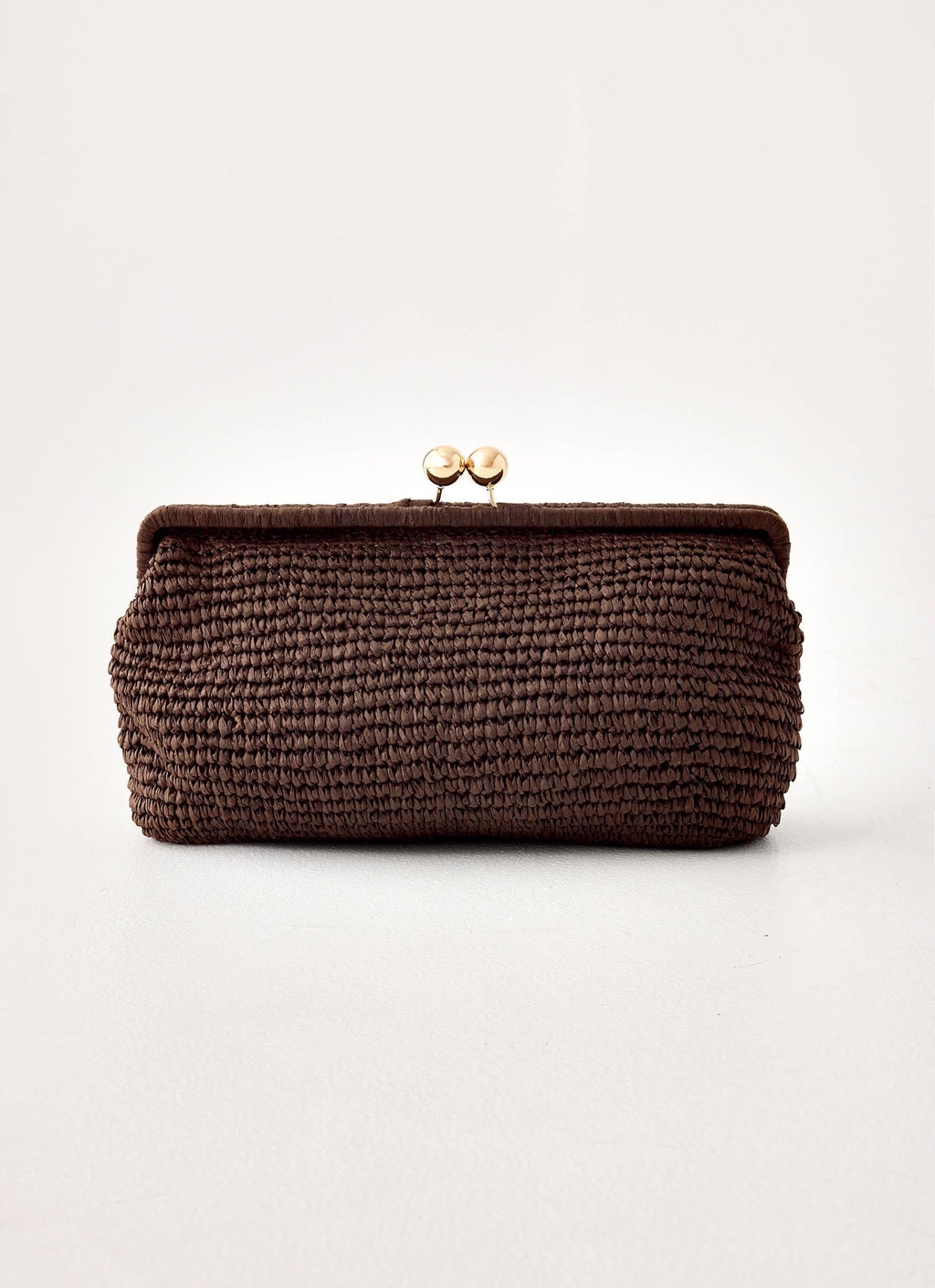 Gia Clutch Bag - Brown