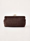 Gia Clutch Bag - Brown