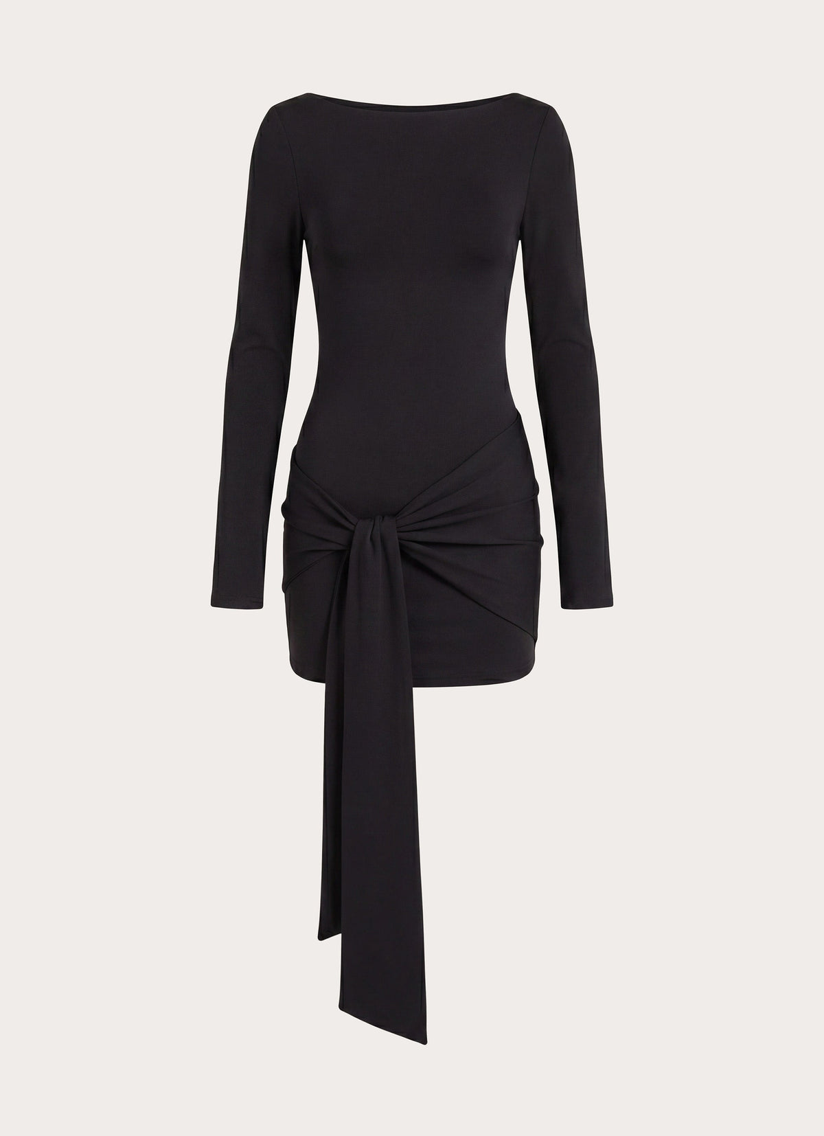 Holiday Scene Mini Dress - Black