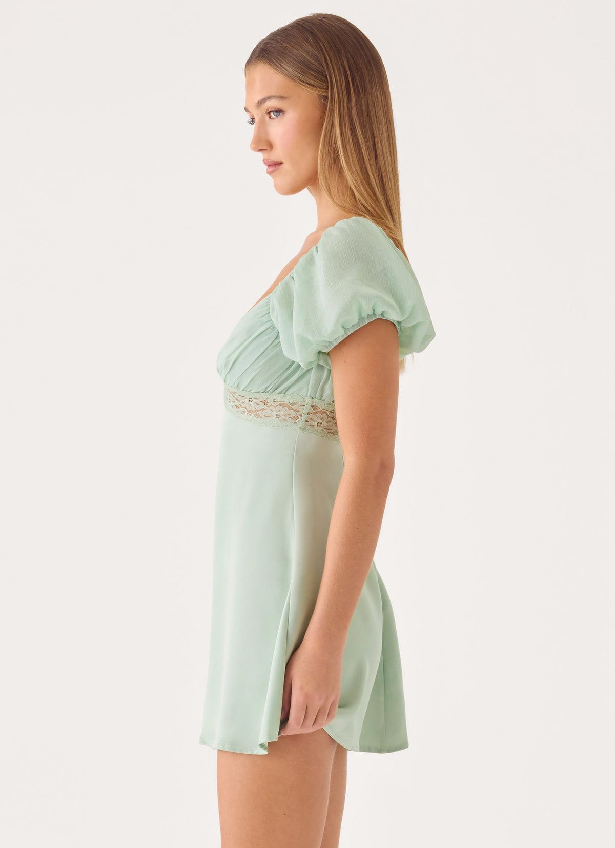 Illit Mini Dress - Sage