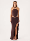 Joosal Maxi Skirt - Brown