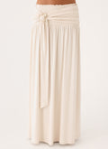 Kelli Hardware Maxi Skirt - Cream