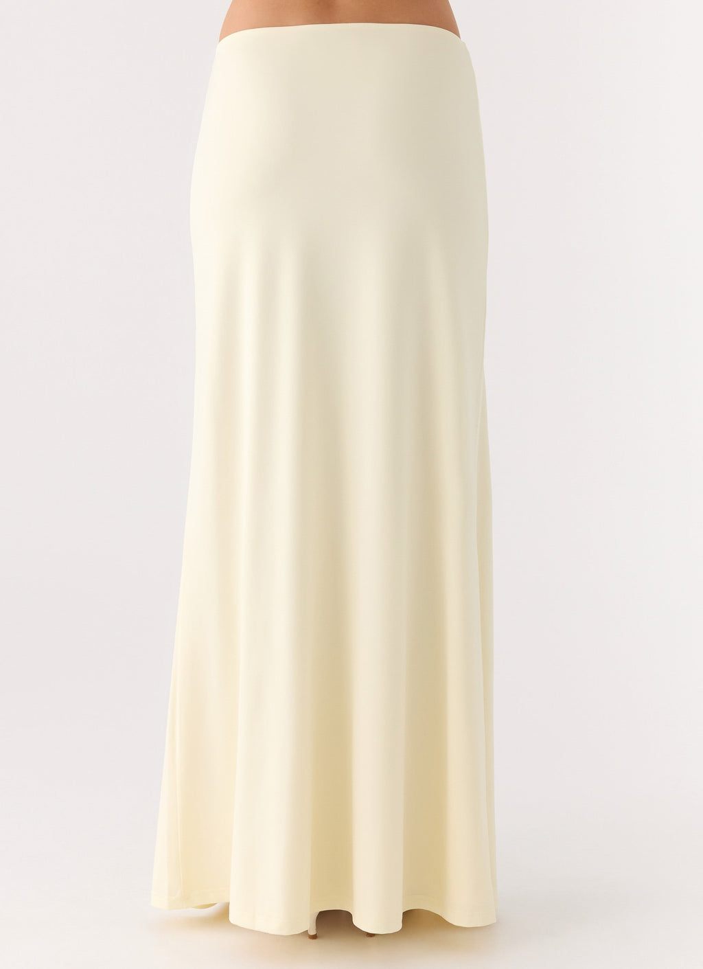 Like A Flower Maxi Skirt - Lemon Yellow