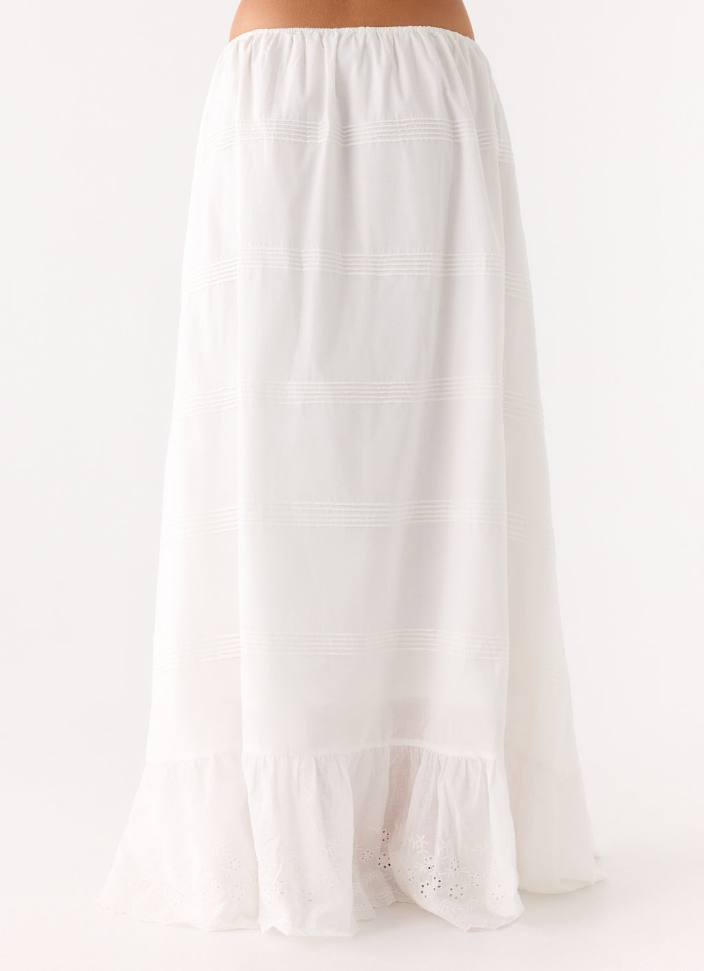 Lior Cotton Maxi Skirt - White
