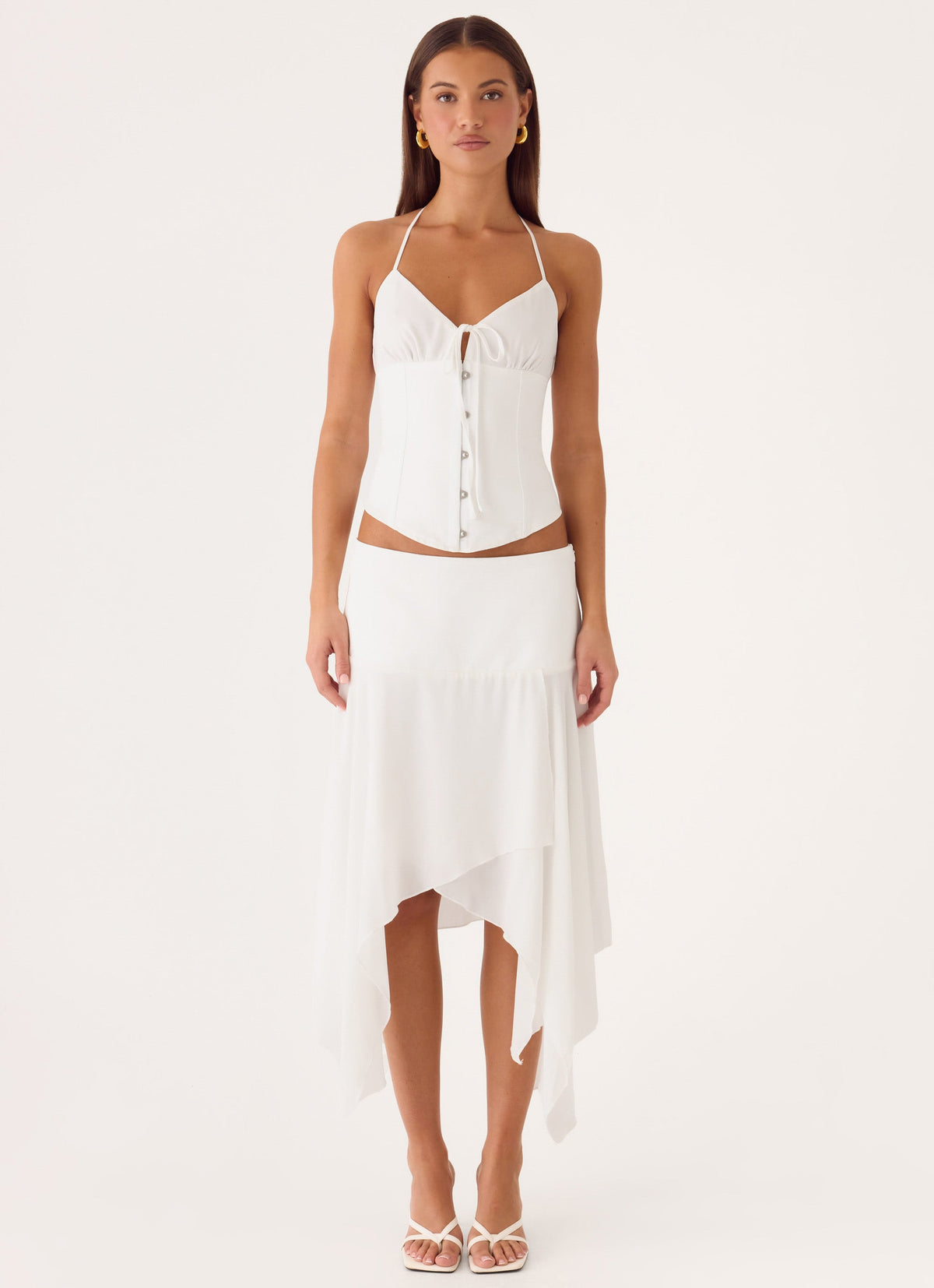 Madi Corset Top - White