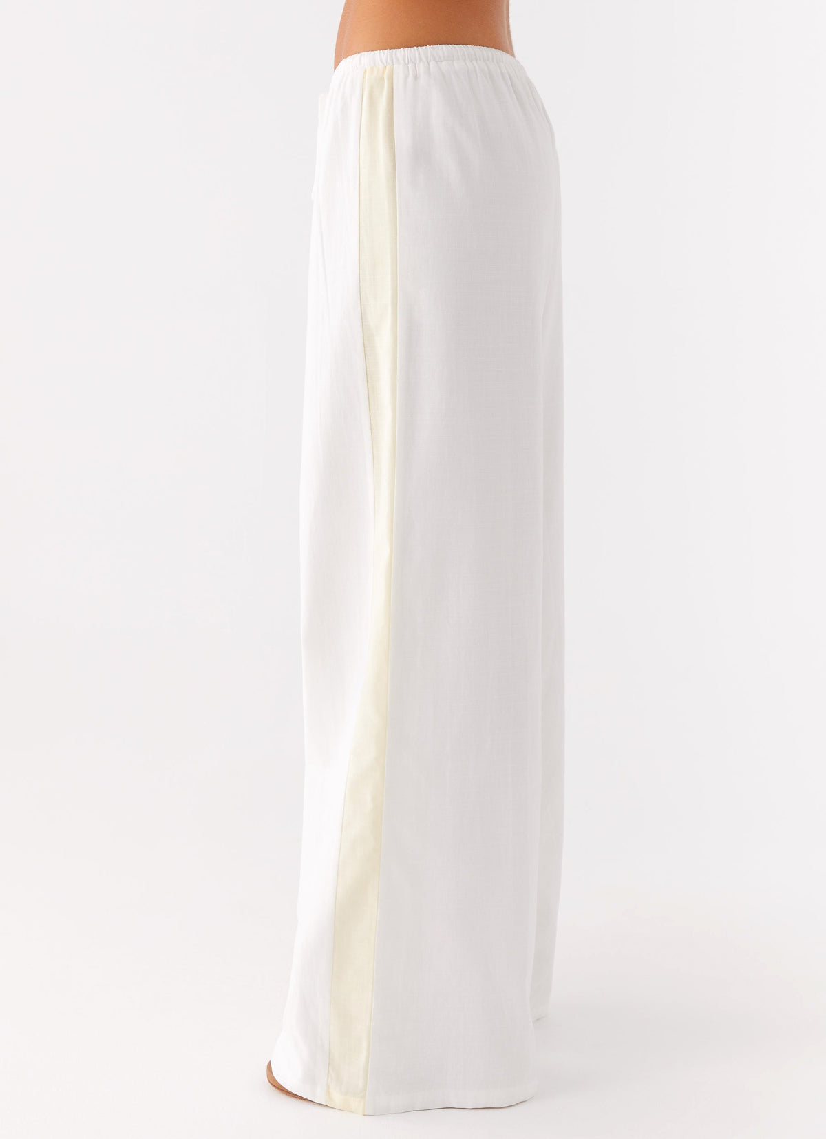 Oska Drawstring Pants - White