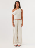 Set Sail Linen Pants - Oat