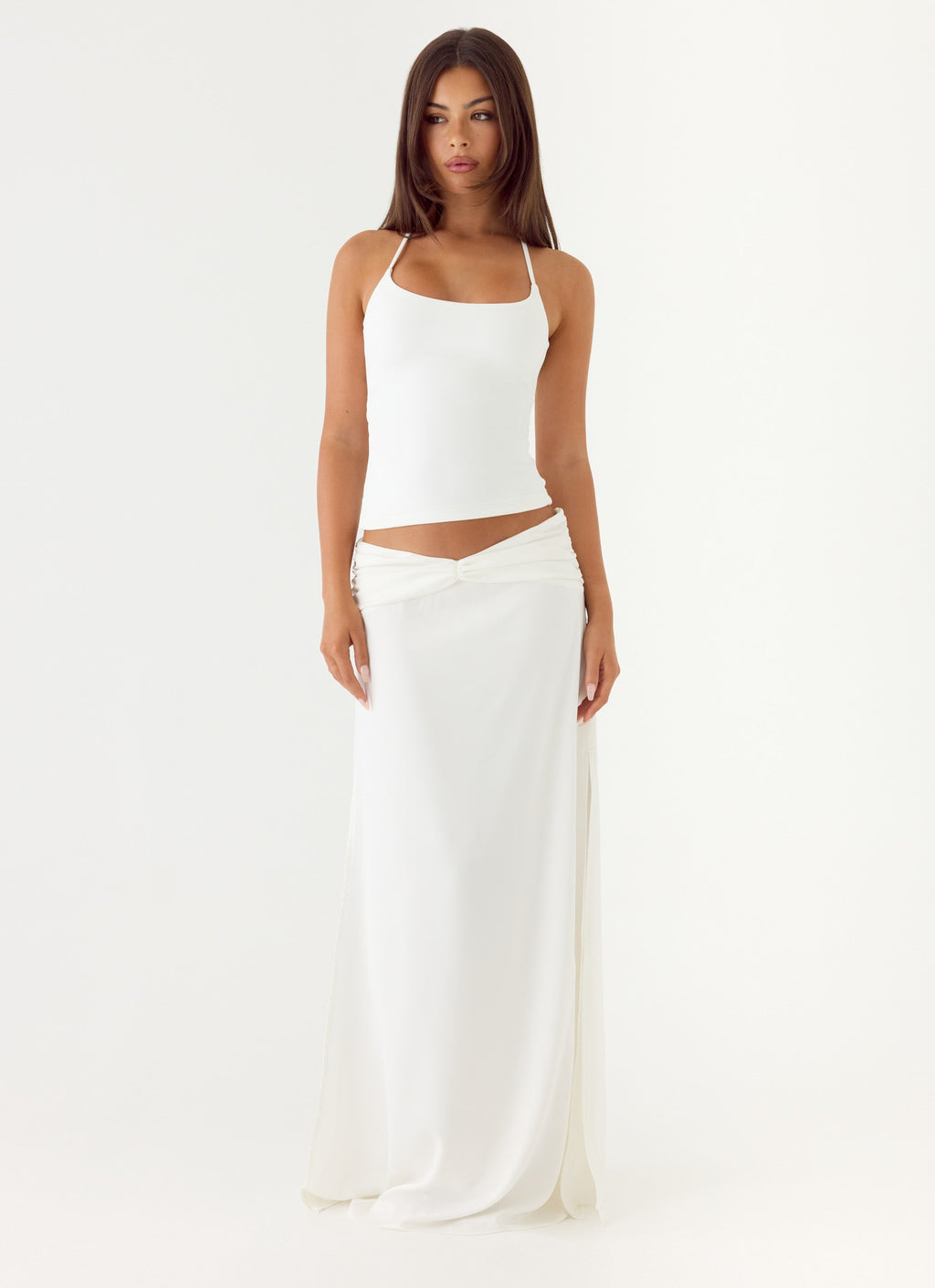 She Means It Maxi Skirt - Ivory
