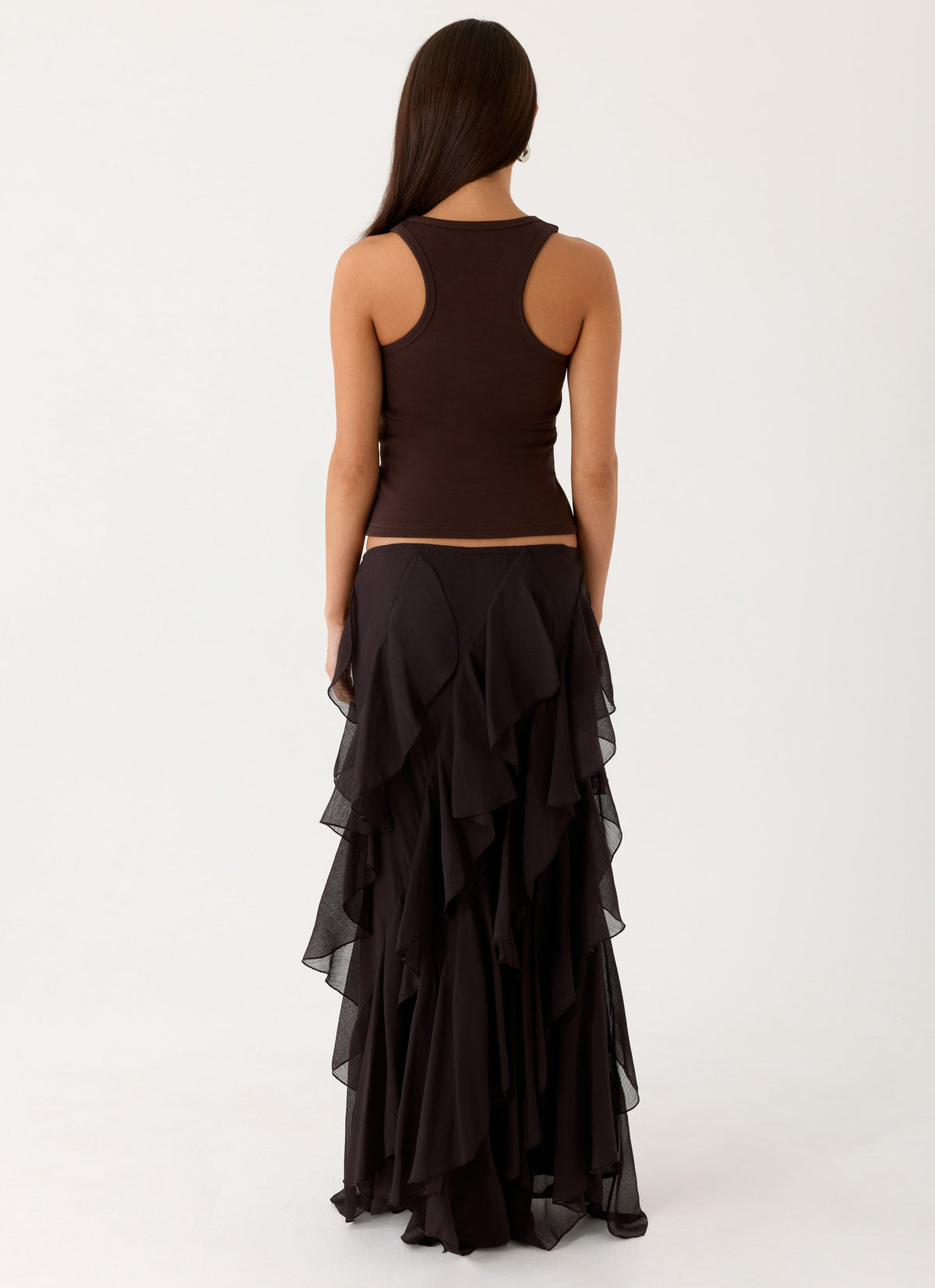Silvanna Maxi Skirt - Chocolate