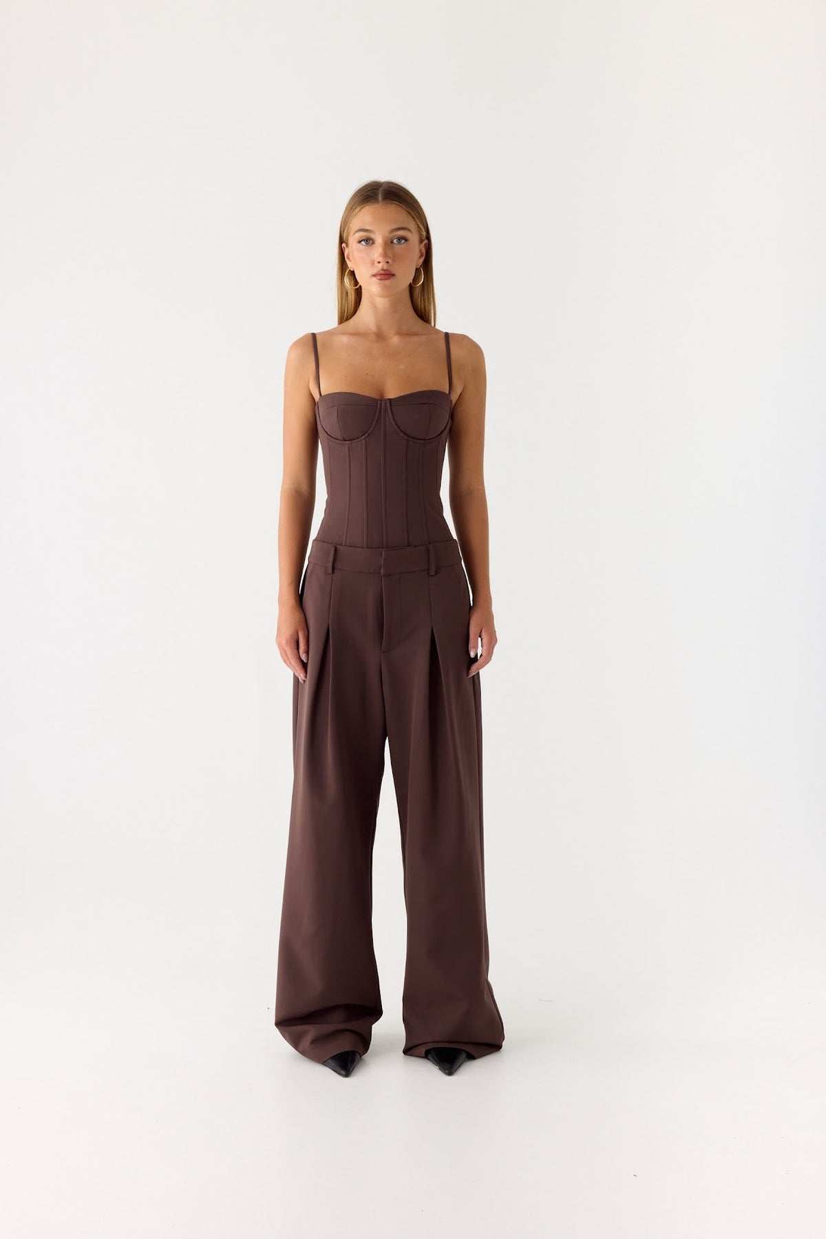 Sora Low Rise Pant - Dark Chocolate
