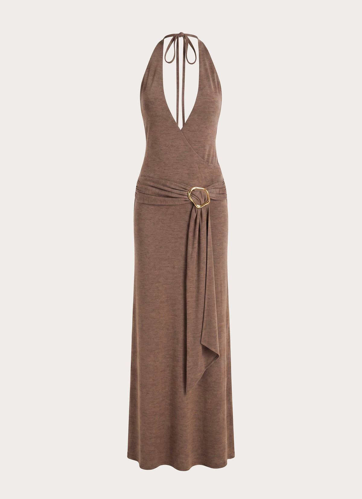 Talk To You Maxi Dress - Taupe