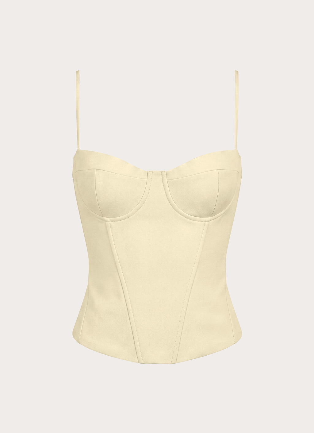 Tayana Corset Top - Yellow