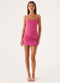 Ungodly Hour Mini Dress - Berry