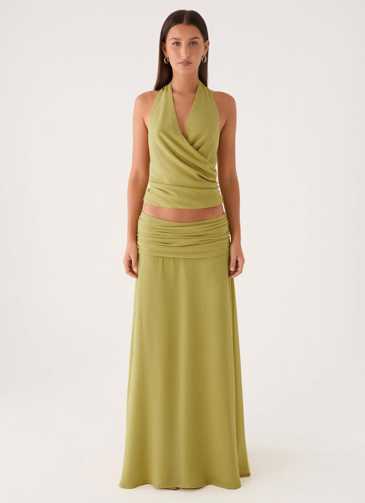 Willowmena Maxi Skirt - Lime