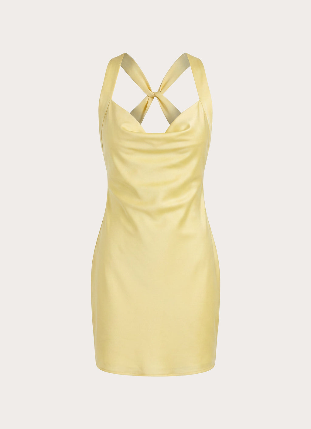 Zandie Mini Dress - Bright Lemon